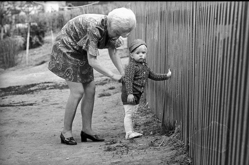 Без названия, 1973 год, г. Калуга. Выставка «Советские блондинки» с этой фотографией.