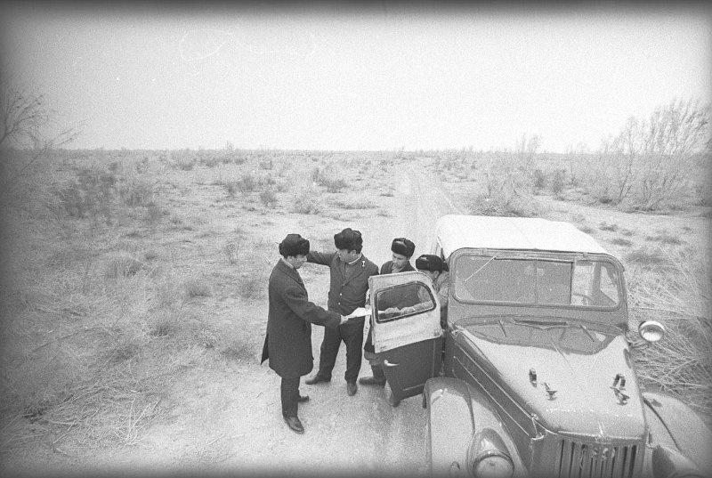 У автомобиля ГАЗ-469, 1970-е, Узбекская ССР