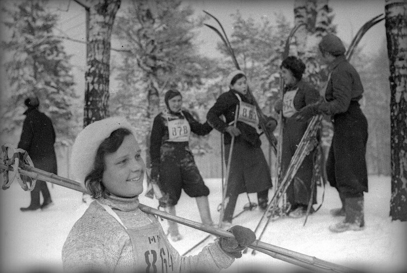 Лыжные соревнования, 1950 - 1953, г. Москва