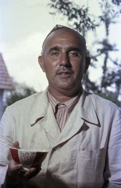 Портрет колхозника, 1958 год, Таджикская ССР