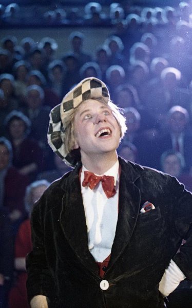 Московский цирк на Цветном бульваре. Народный артист РСФСР Олег Попов, 1960 год, г. Москва