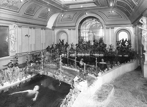 Плавательный бассейн в бане Егорова, 7 марта 1907, г. Санкт-Петербург