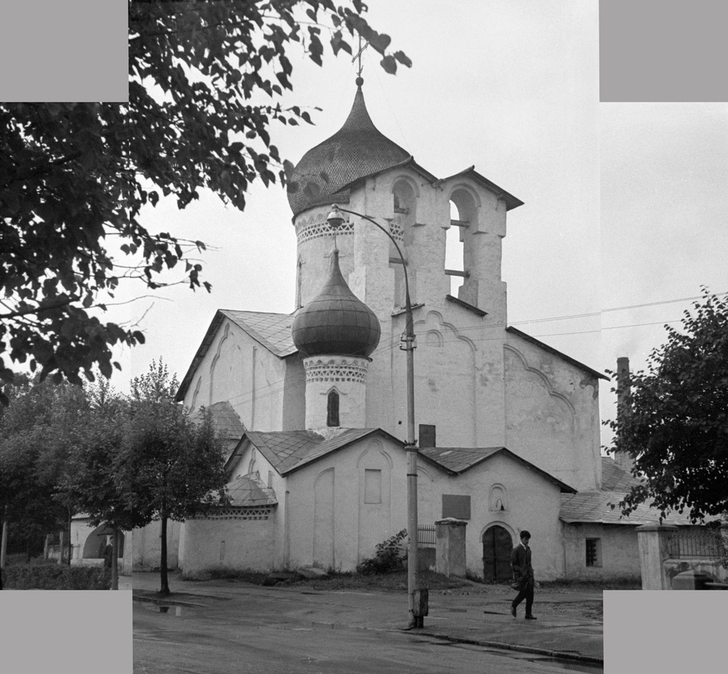 Церковь Николы со Усохи в Пскове, 1 июня 1969 - 30 августа 1969, г. Псков. Выставка «Что посмотреть в Пскове и области» с этой фотографией.&nbsp;