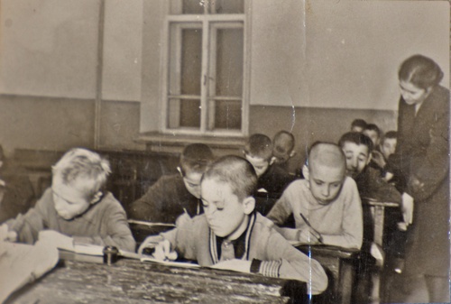 Занятия в школе, 13 сентября 1944, г. Смоленск