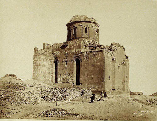 Русско-турецкая война. Вид разрушенной церкви, 1877 - 1878