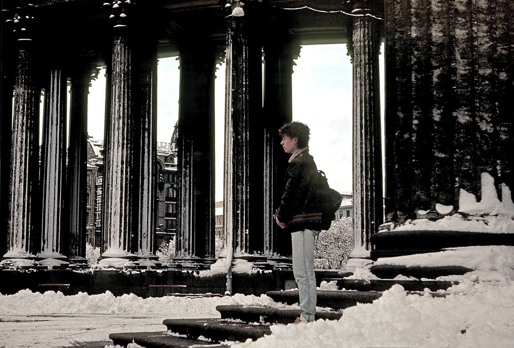 Первый снег, сентябрь - декабрь 1988, г. Ленинград. Выставка «Первый снег» с этой фотографией.&nbsp;