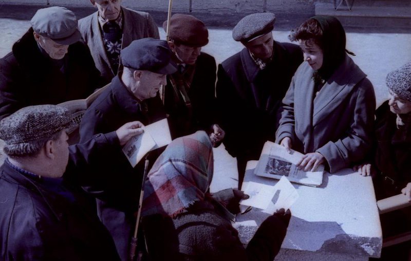Почтальон, 1960 год, Украинская ССР, г. Одесса. Выставка «Вам письмо!» с этой фотографией.&nbsp;