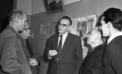 Встреча с писателем Степаном Злобиным, 1945 - 1960, г. Москва