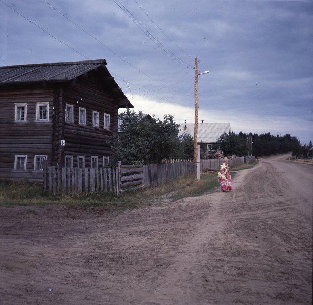 Сельская улица, 1990 год, Архангельская обл., с. Койнас