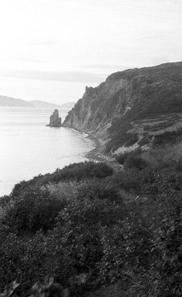 Остров Спафарьева в Охотском море южнее Магадана, сентябрь 1965, Охотское море, Спафарьева о.