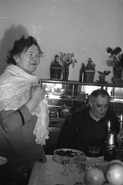 Мария Прилежаева и Валентин Катаев, январь - февраль 1967, Московская обл., пос. Переделкино