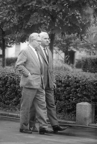 Алексей Сурков и Константин Симонов, 1963 год, г. Москва