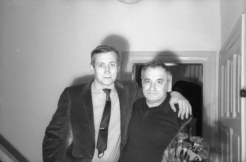 Валентин Катаев и Евгений Евтушенко, январь - февраль 1967, Московская обл., пос. Переделкино