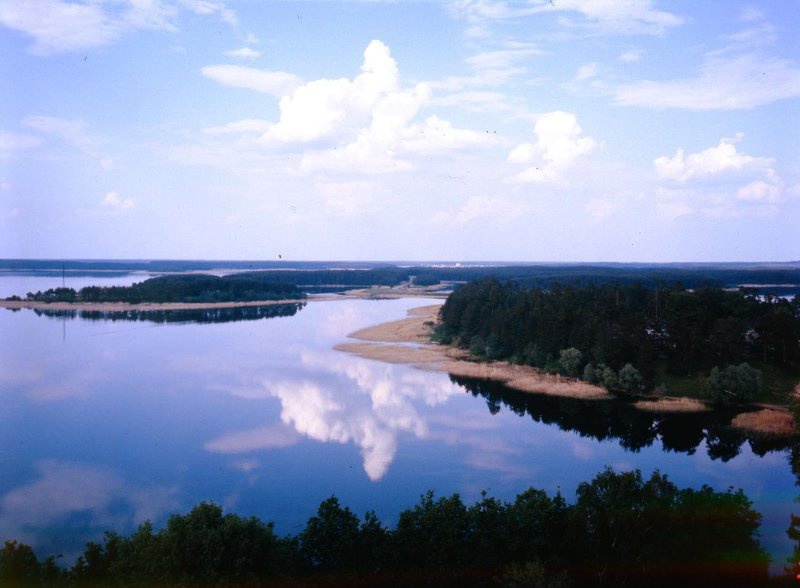 Вид на озеро Селигер, 1991 - 1995, г. Осташков