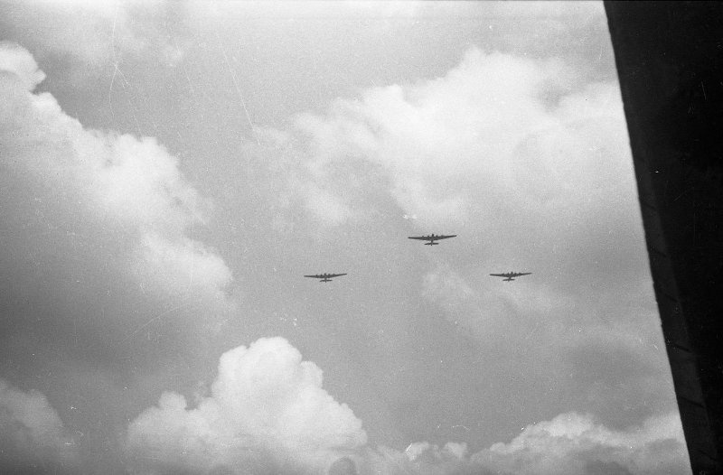 Самолеты над Красной площадью, 1 мая 1949, г. Москва