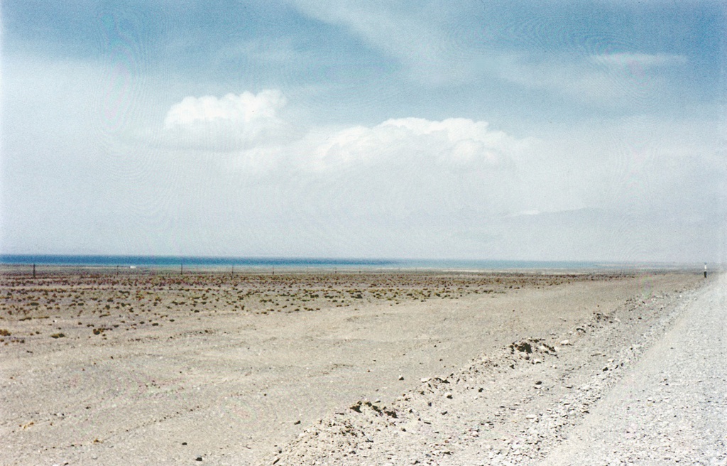 Дорога вдоль озера Каракуль, 1978 - 1979, Таджикская ССР, Горно-Бадахшанская автономная обл., Мургабский р-н