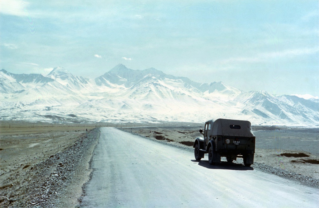 Дорога через Алайскую долину, 1978 год, Киргизская ССР, Ошская обл.