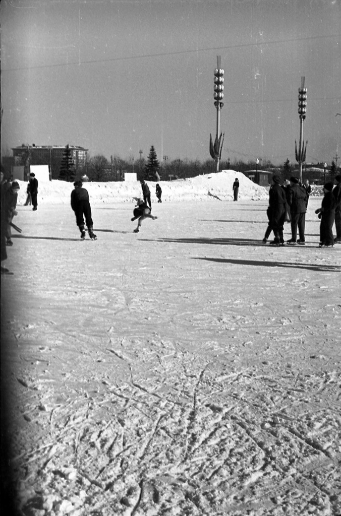 ВДНХ. Каток, 1960 год, г. Москва