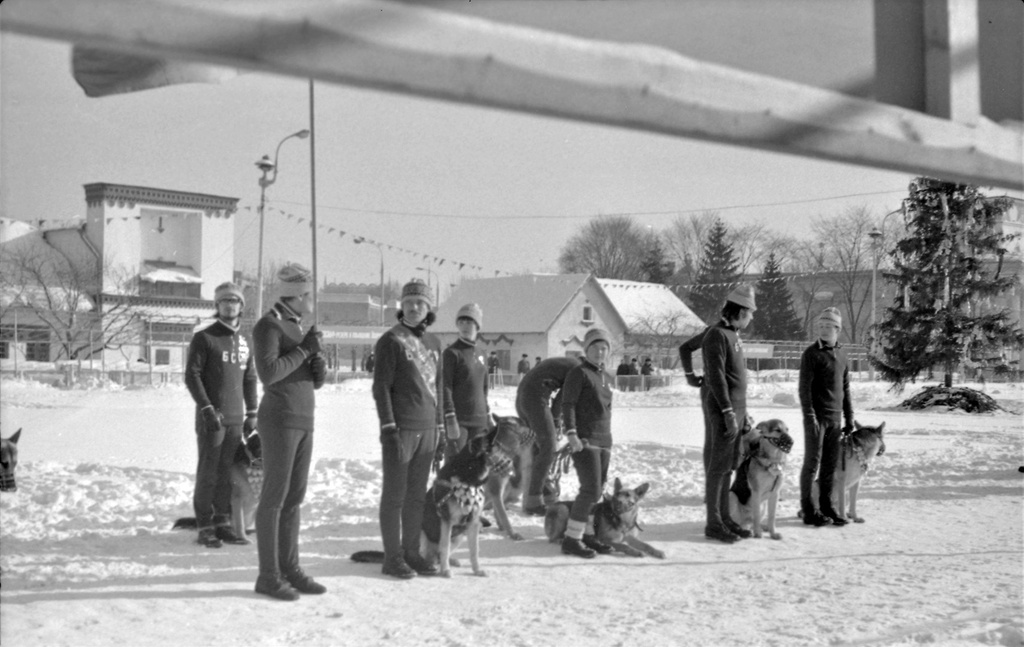 Закрытие соревнований ДОСААФ по собаководству, 14 января 1977, г. Москва
