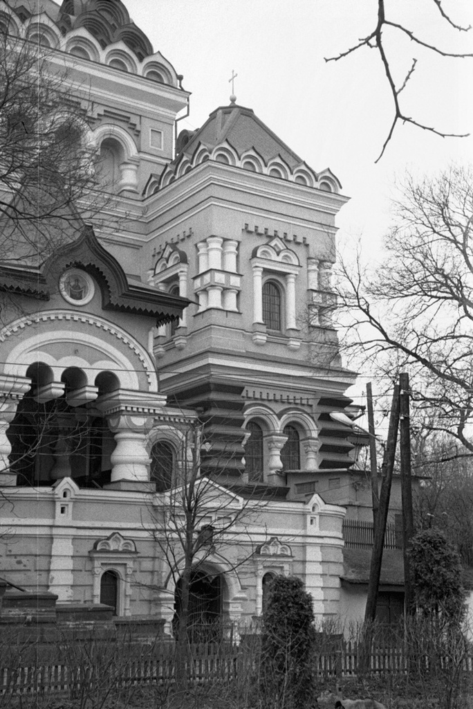 Никольский собор в Киеве, апрель 1981, Украинская ССР, г. Киев, Шевченковский р-н. Покровский монастырь.