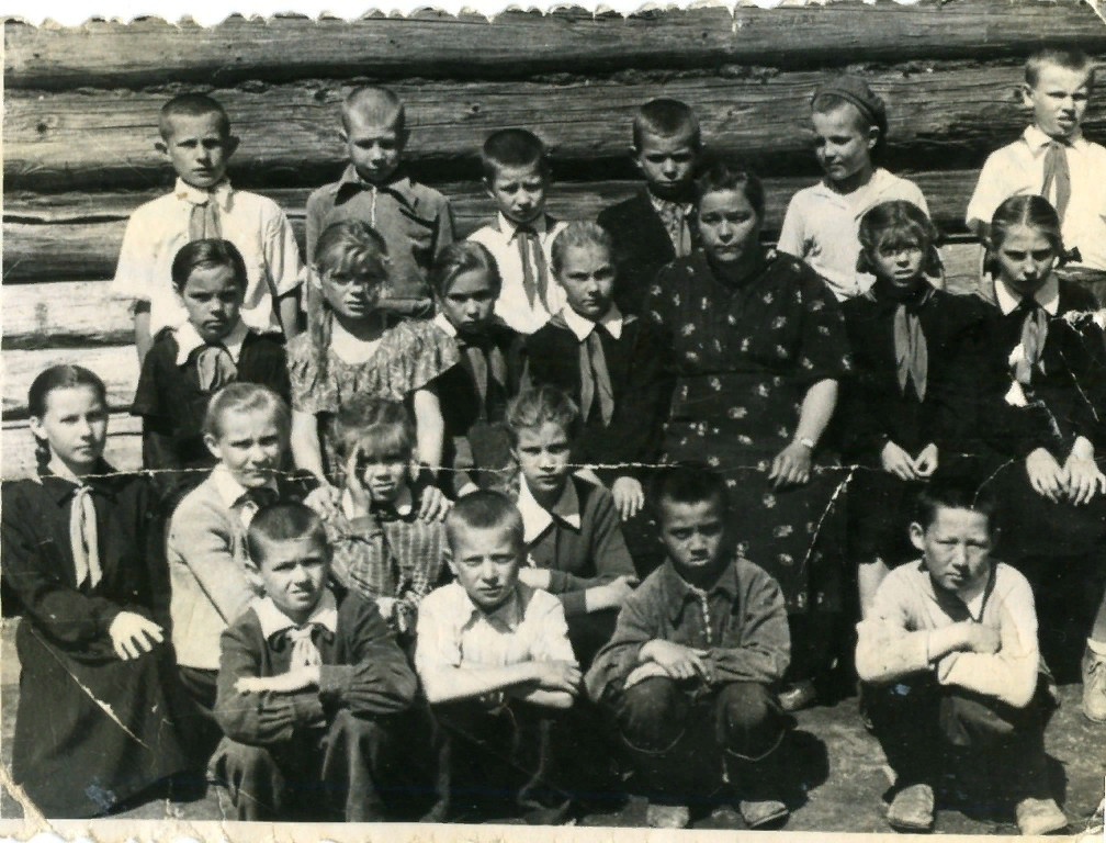 Начальный класс, 1960 год, Тюменская обл., Викуловский р-н, с. Коточиги. 