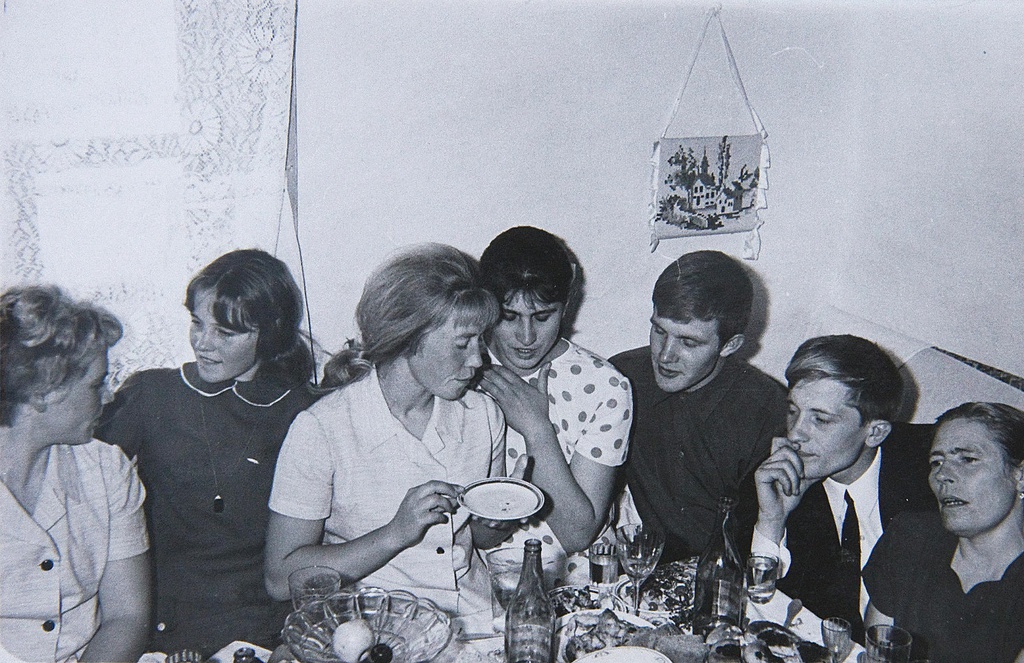 На свадьбе, 1969 год, Тюменская обл., Викуловский р-н, с. Коточиги. 