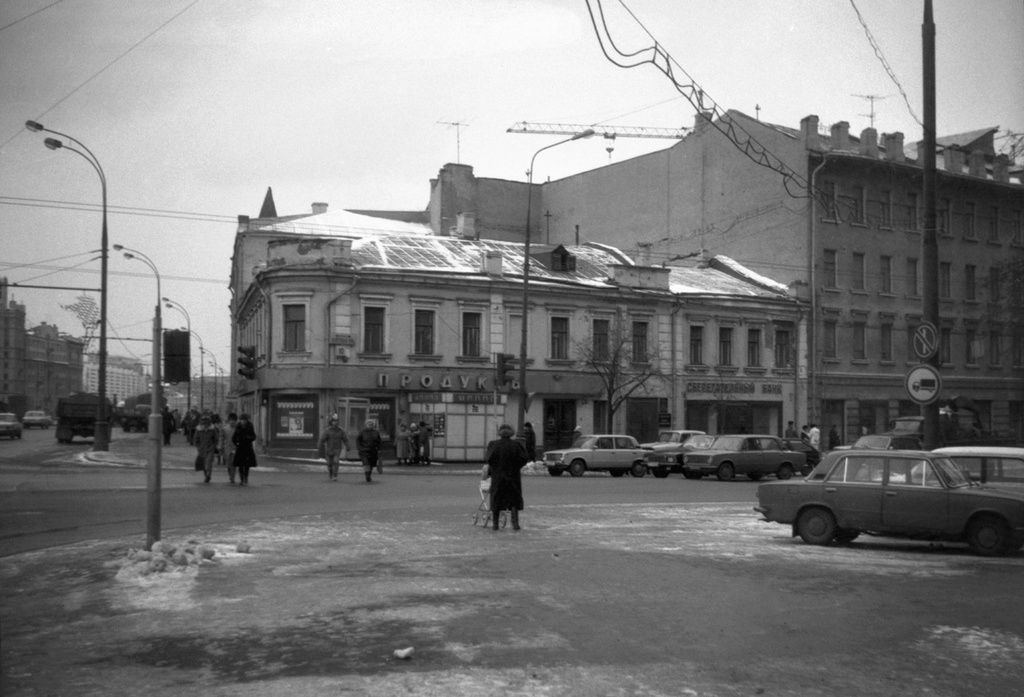 Московские дома и улицы конца 80-х годов, 1988 год, г. Москва