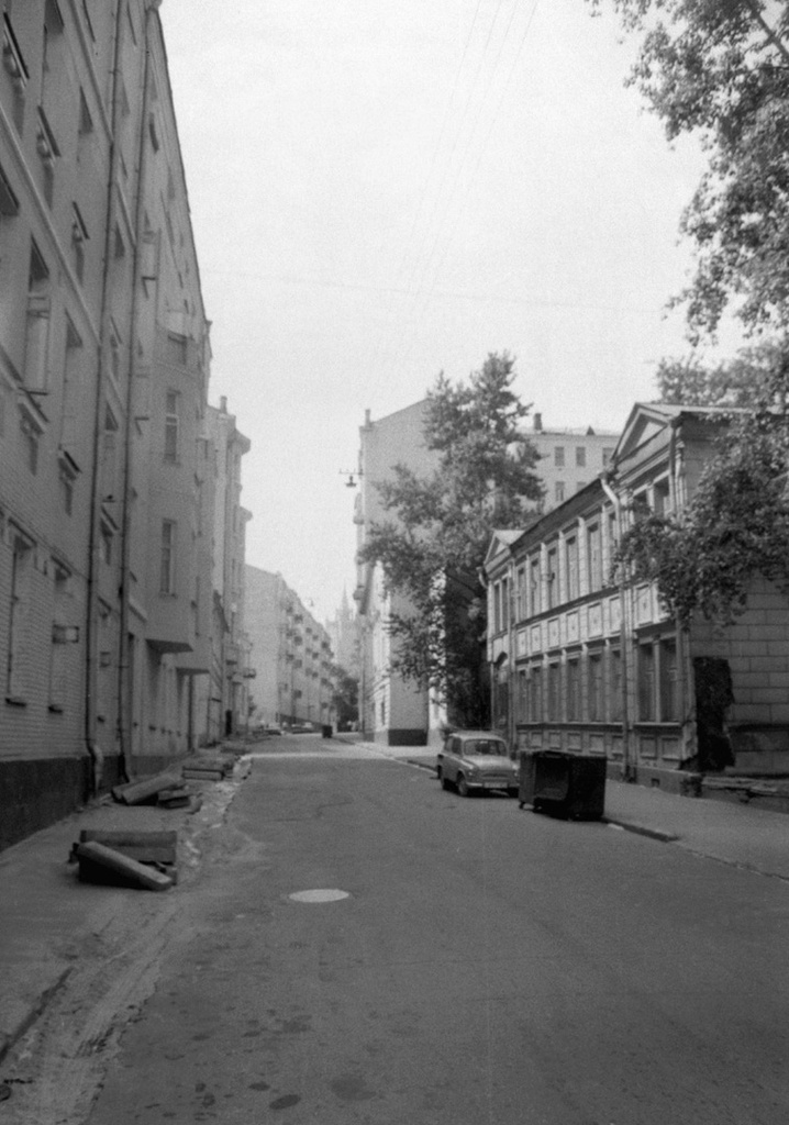 Московские дома и улицы конца 80-х начала 90-х годов, 1988 - 1992, г. Москва