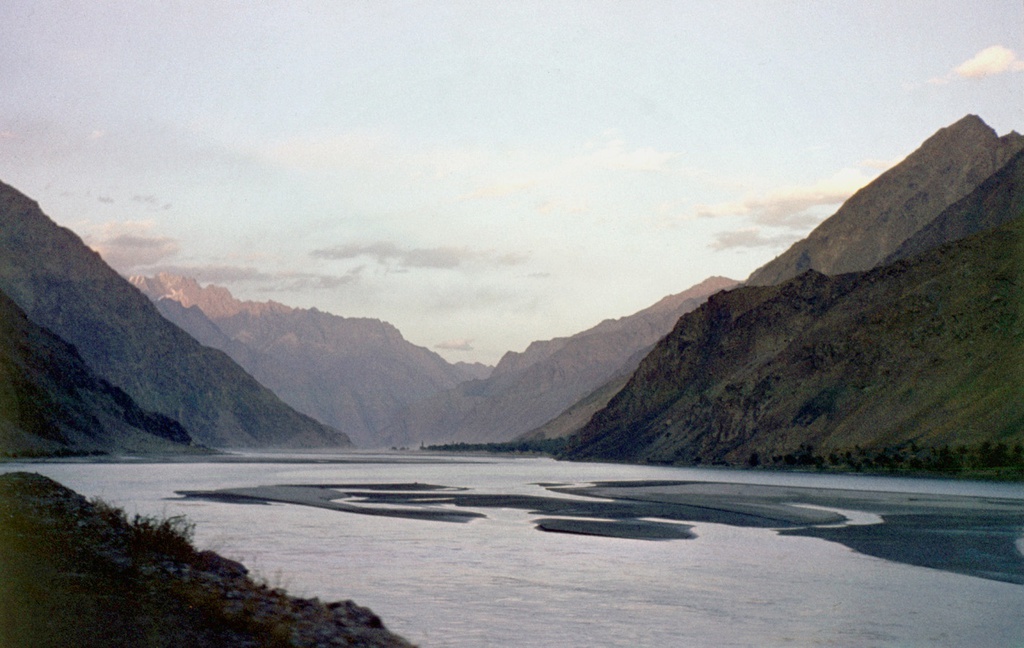 Сумерки в долине реки Пяндж, 1976 - 1979, Таджикская ССР, Горно-Бадахшанская АО, Рушанский р-н