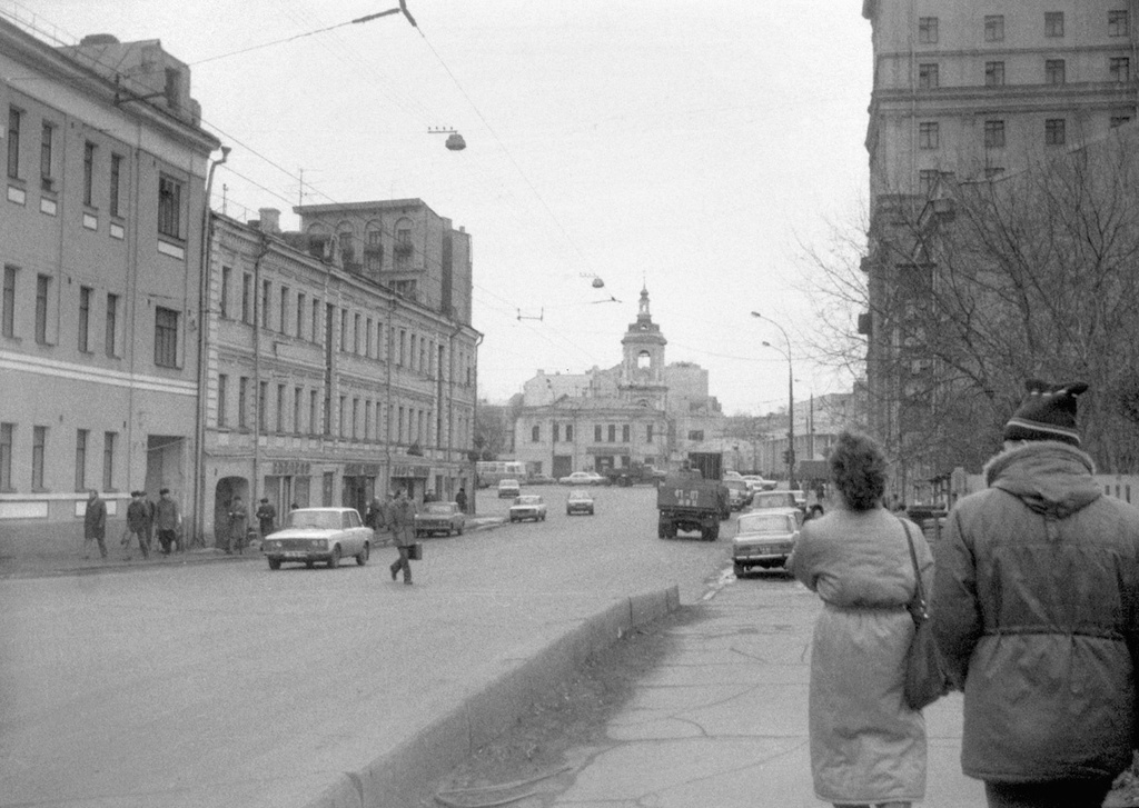 Московские дома и улицы конца 80-х годов, 1986 - 1990, г. Москва