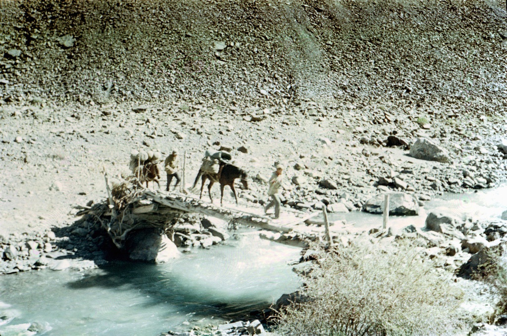 Переход через реку Актерек, 1976 - 1980, Казахская ССР, Алматинская обл., Жамбылский р-н