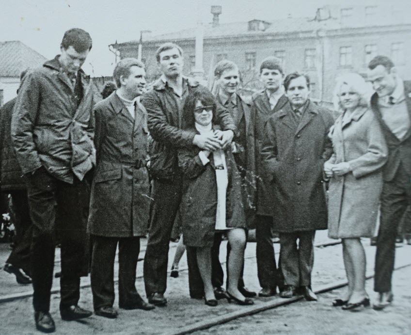 Студенты, 1968 год, БССР, Минск. Фотография из архива пользователя М Алина.&nbsp;