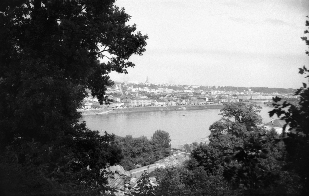 Вид на старый Каунас и реку Неман, 1 июня 1960 - 30 августа 1969, Литовская ССР, г. Каунас, Алексотас