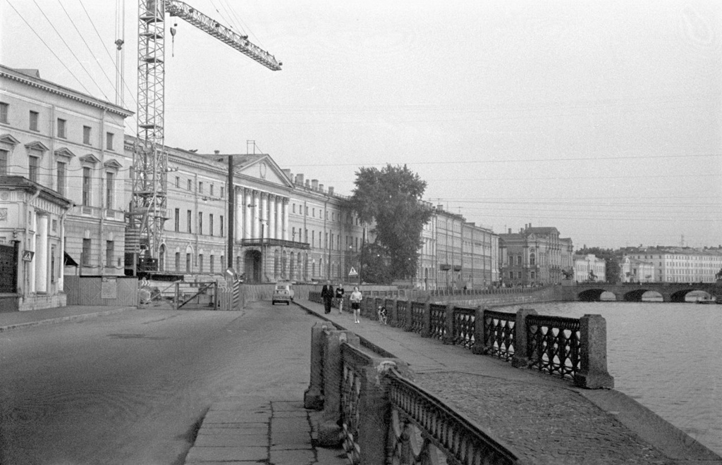 Набережная реки Фонтанки в Ленинграде, 1 июня 1975 - 30 августа 1980, г. Ленинград