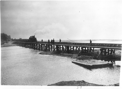 Железнодорожный мост через реку Туапсе, 1900 - 1910, Черноморская губ., посад Туапсе