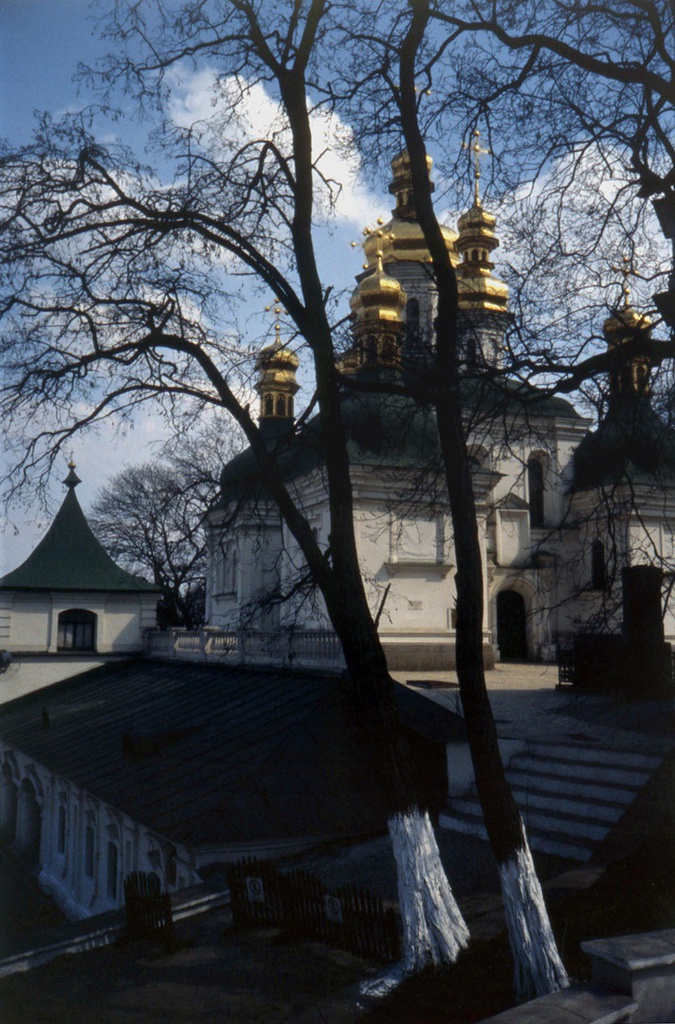 Церковь Рождества Богородицы в Киево-Печерской лавре, апрель 1991, Украинская ССР, г. Киев