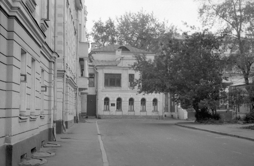 Московские улицы и переулки конца 80-х годов, июнь - август 1987, г. Москва, Черниговский пер.
