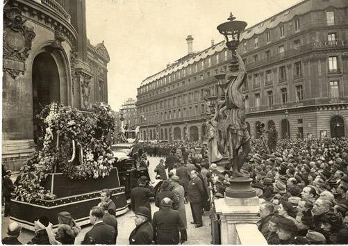 Похороны Федора Шаляпина, 18 апреля 1938, Франция, г. Париж