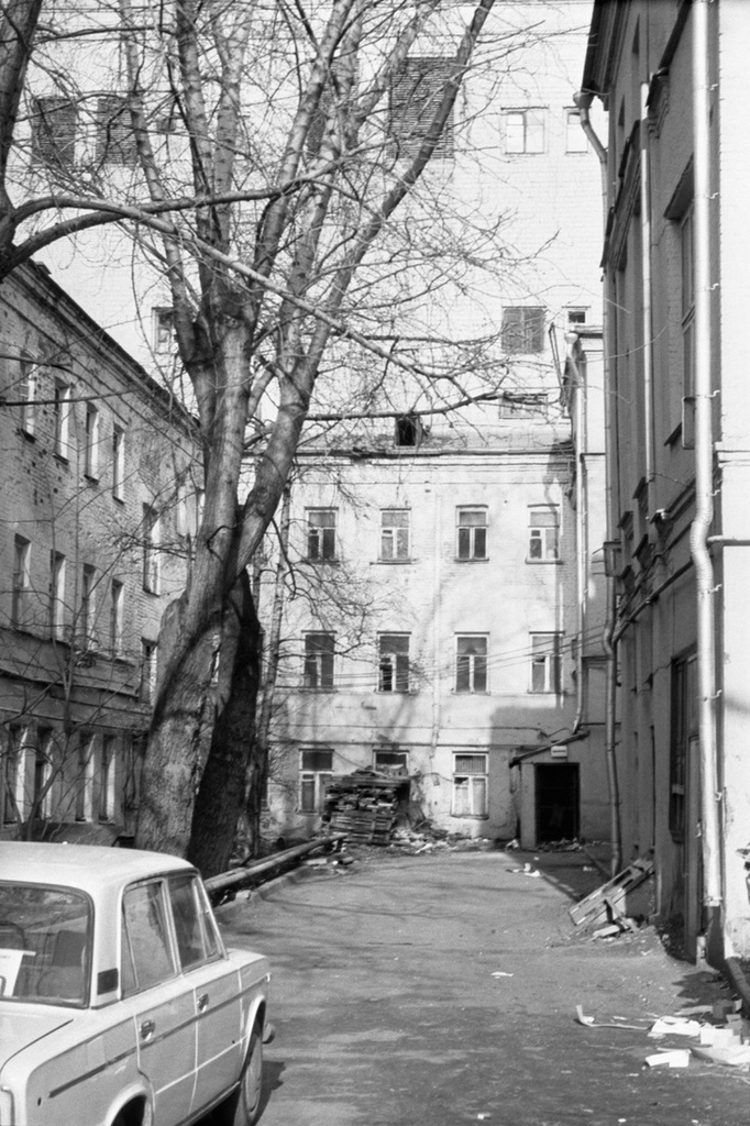Московские дворы конца 80-х годов, апрель 1989, г. Москва
