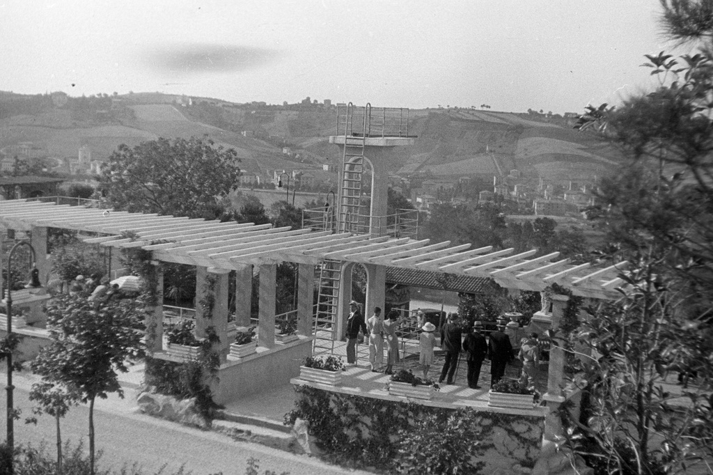 Вид на Сальсомаджоре-Терме, 1925 год, Итальянская республика, г. Сальсомаджоре-Терме. Выставка «Николай Голованов» с этим снимком.&nbsp;