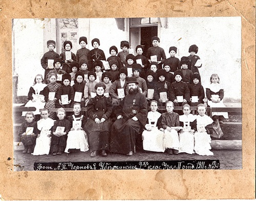 Убеженское двухклассное училище, 12 ноября 1911, Кубанская обл., станица Убеженская