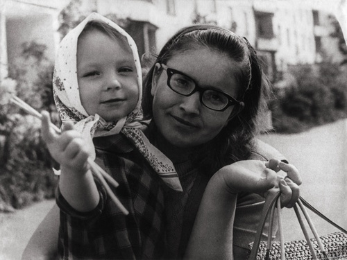 С мамой в Очакове, июль - август 1975, г. Москва, ЗАО, р-н Очаково-Матвеевское