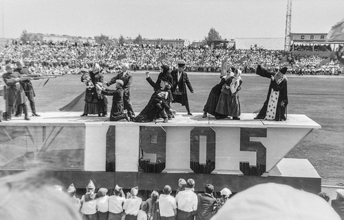 Театрализованное представление, посвященное 50-летию Октябрьской революции, 9 мая 1967, Куйбышевская обл., г. Куйбышев