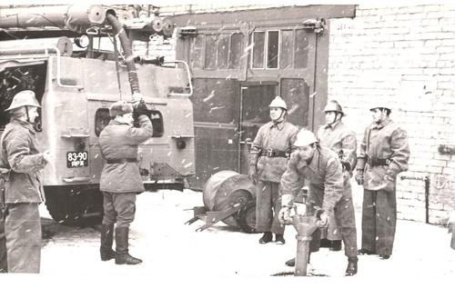 Пожарная команда Рыбинского моторостроительного завода, 1960 - 1970, Ярославская обл., г. Рыбинск
