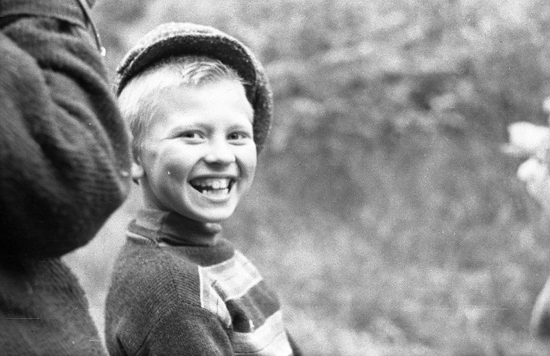 Портрет мальчика, 1958 год, Московская обл.