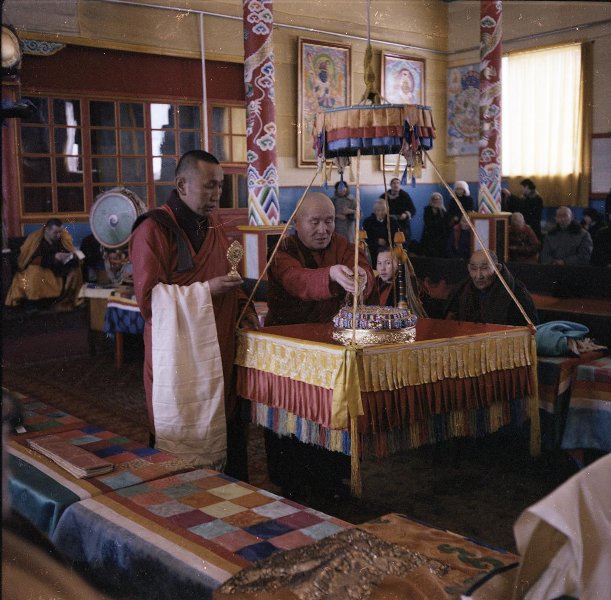 В Иволгинском дацане, 1970-е, Бурятская АССР, г. Улан-Удэ