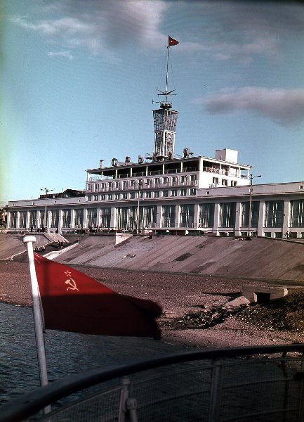 Речной вокзал, 1965 - 1969, г. Горький. Ныне Нижний Новгород.