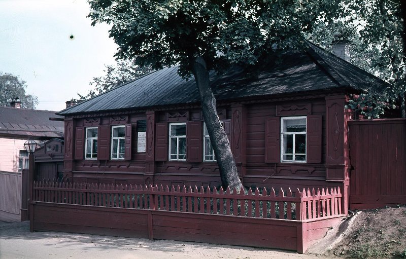 Фото дома максима горького Фото "Музей детства М. Горького ("Домик Каширина")", 1965 - 1969, г. Горький - И