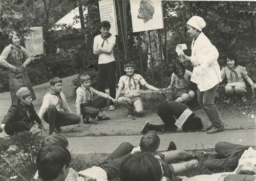 День медика в пионерском лагере, 1984 - 1987, Московская обл., Клинский р-н