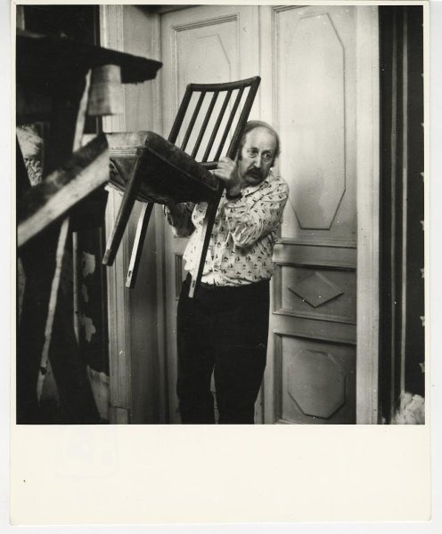 Фото "Михаил Швейцер на съемках фильма «Мертвые души»", 1984 год, г ...